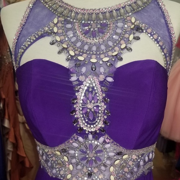 Studio17 Purple Prom Dress - Picture 2 of 4